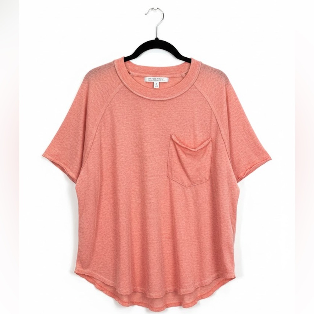 We‎ The Free Kyoto Oversized Tee Coral Women’s Small - Picture 2 of 10